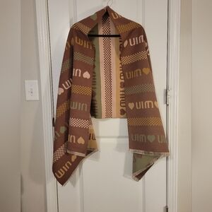 Miu Miu Brown and Tan Scarf